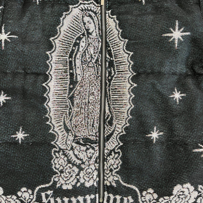 VIGENCITA BLACK TAPESTRY COAT