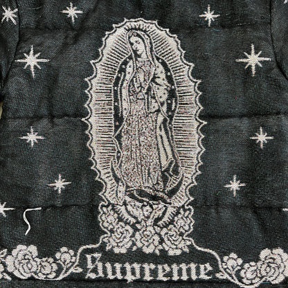 VIGENCITA BLACK TAPESTRY COAT
