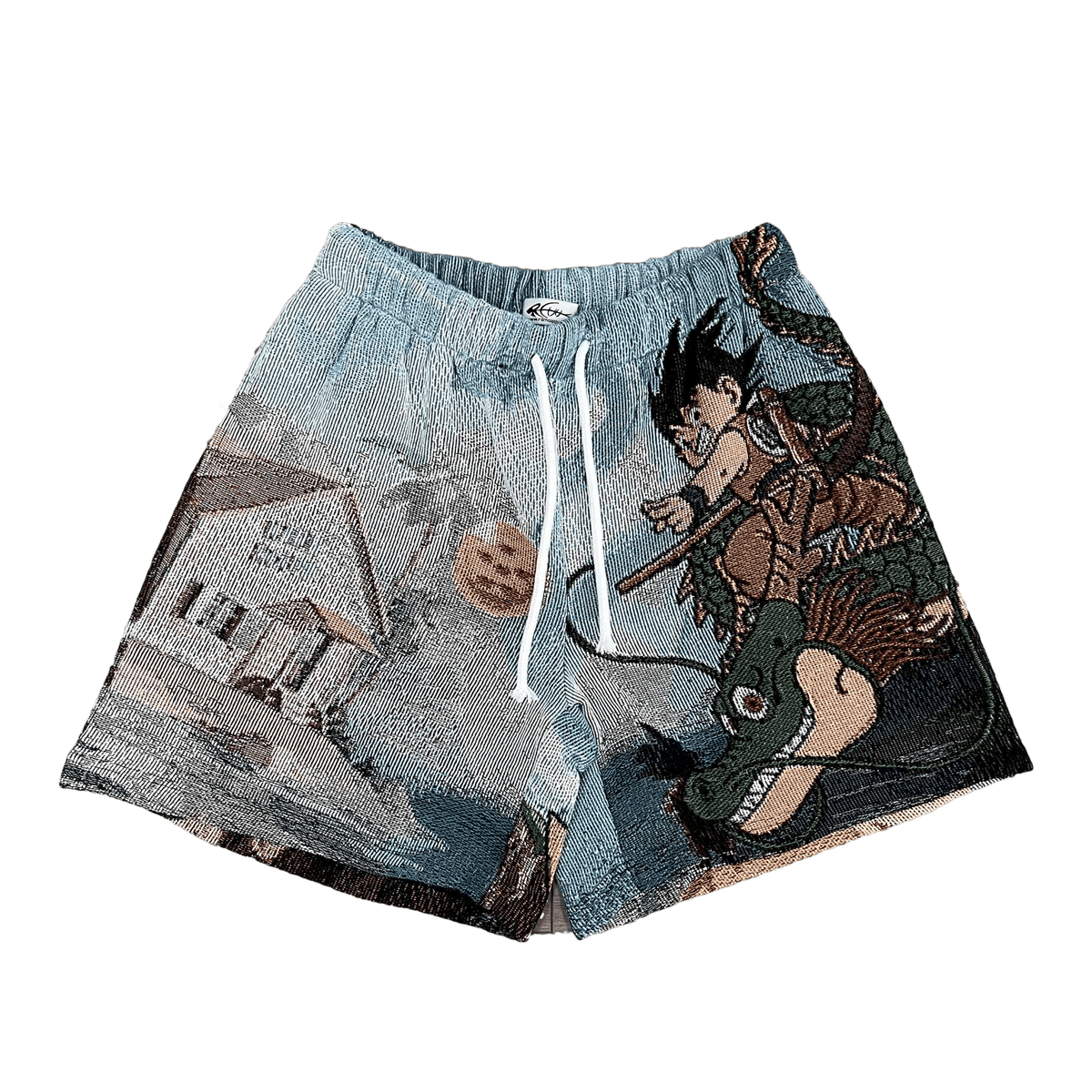 YOUNG GOKU TAPESTRY SHORTS