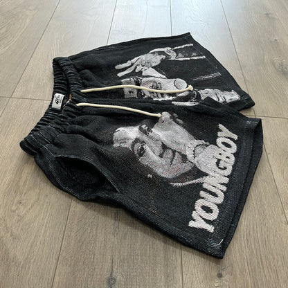 YOUNGBOY TAPESTRY SHORTS